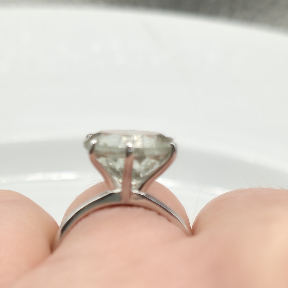 NWOT Extraordinary Montezuma 6.25c Earth Mined Genuine Prasiolite Solitaire Ring - Picture 8 of 10